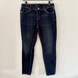 SIMPLY VERA Dark Wash Mid-Rise Skinny Denim Jeans Women's Size 8 Stretch 29 Wang